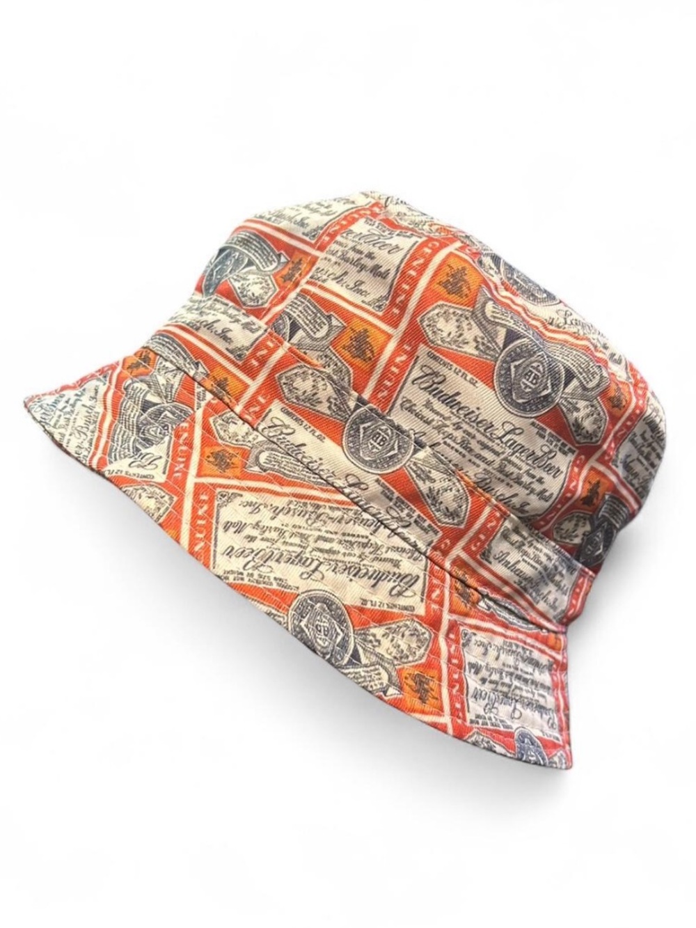Budweiser Navy and Orange Branded Bucket Hat